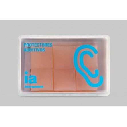 Interapothek tapones oidos silicona moldeable 6 unidades Interapothek tapones oidos silicona moldeable 6 unidades