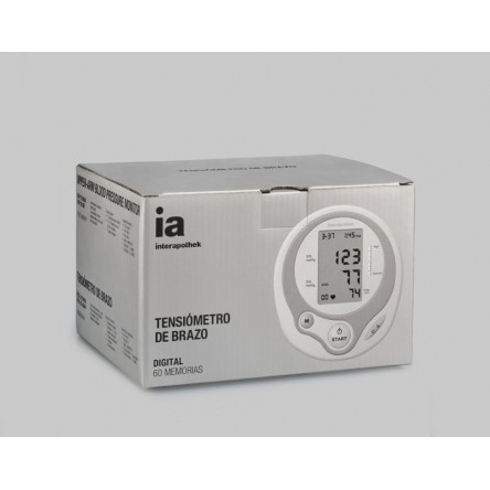 Interapothek tensiometro digital brazo 60 memorias Interapothek tensiometro digital brazo 60 memorias