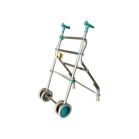 Andador ruedas verde air forta aluminio Andador ruedas verde air forta aluminio