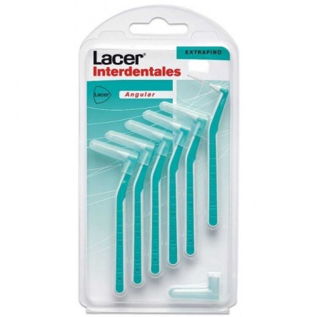 Lacer cepillo interdental extrafino angular 6 unidades Lacer cepillo interdental extrafino angular 6 unidades