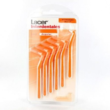 Lacer cepillo interdental extrafino suave angular 6 unidades