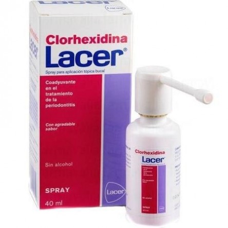 Lacer clorhexidina spray 40 ml.