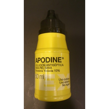 Apotex apodine povidona yodada 10% antiseptico piel sana 50 ml Apotex apodine povidona yodada 10% antiseptico piel sana 50 ml