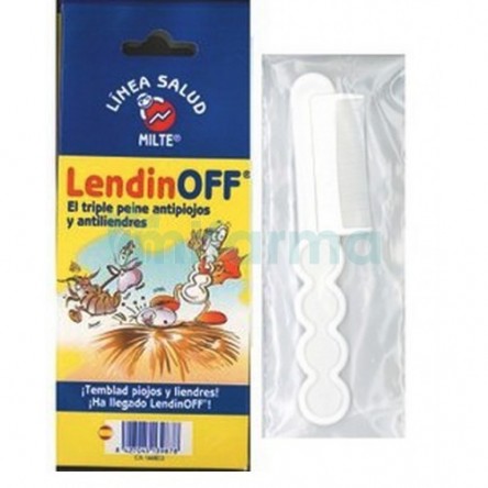 Lendin off peine antipiojos de plastico lendrera Lendin off peine antipiojos de plastico lendrera