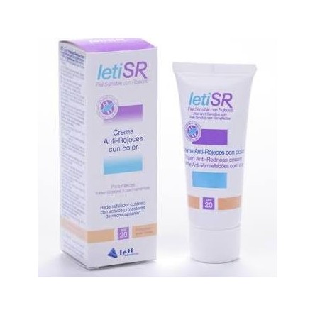 Leti sr crema tratante de rojeces color 40 ml