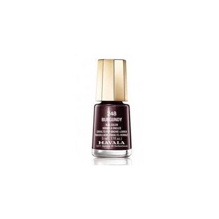 Mavala laca uñas burgundy color 248 de 5 ml Mavala laca uñas burgundy color 248 de 5 ml