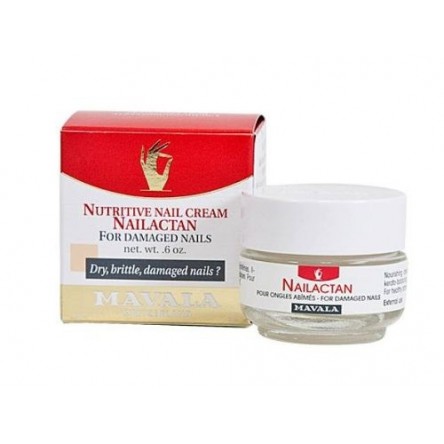 Mavala nailactan crema nutritiva uñas dañadas secas y fragiles 15 ml Mavala nailactan crema nutritiva uñas dañadas secas y fragiles 15 ml