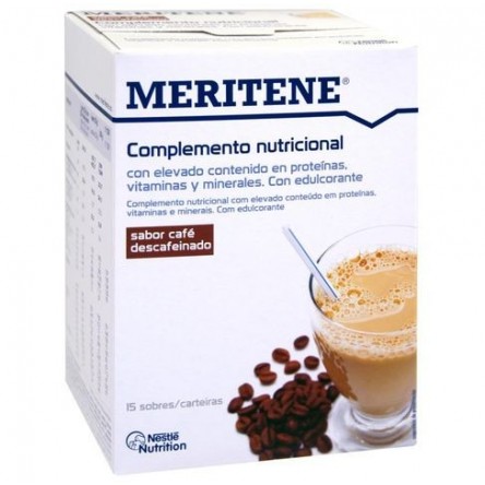 Meritene cafe descafeinado 15 sobres