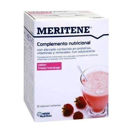 Meritene fresa 15 sobres 30 gr.