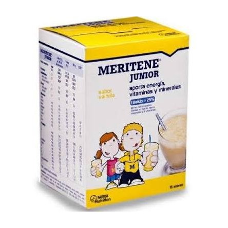 Meritene junior 30 g 15 sobres vainilla