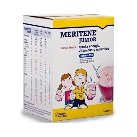 Meritene junior fresa 15 sobres