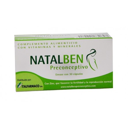 Natalben preconceptivo 30 capsulas