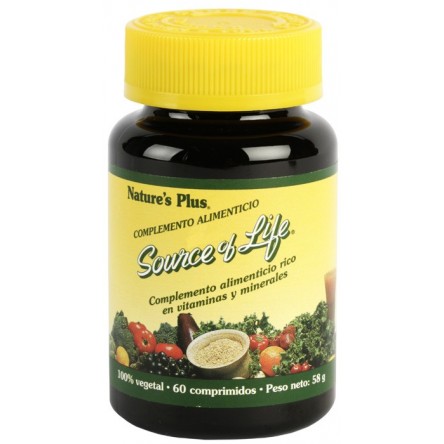 Nature´s plus source of life 60 comprimidos Nature´s plus source of life 60 comprimidos