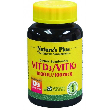 Nature´s plus vitamina d3/vitamina k2 90 capsulas Nature´s plus vitamina d3/vitamina k2 90 capsulas