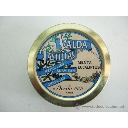 Pastillas valda menta caja Pastillas valda menta caja