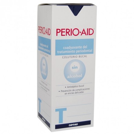 Perio aid colutorio tratamiento sin alcohol 500 ml.