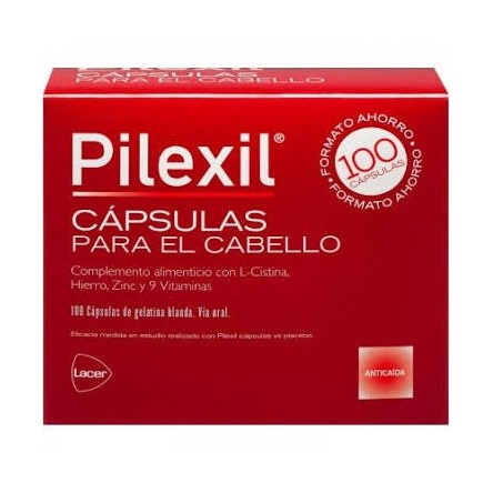 Pilexil anticaida complemento nutricional para el cabello 100 capsulas