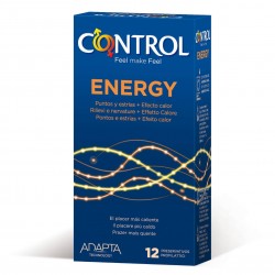 Preservativos control adapta energy 12 unidades