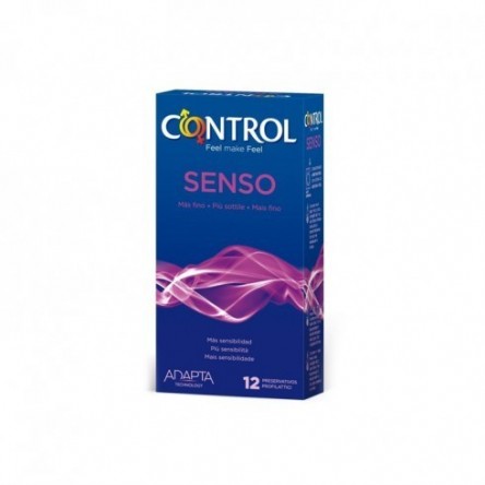Preservativos control adapta senso fino 12 unidades Preservativos control adapta senso fino 12 unidades
