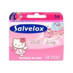 Salvelox apositos adhesivo hello kitty 14 tiritas infantil