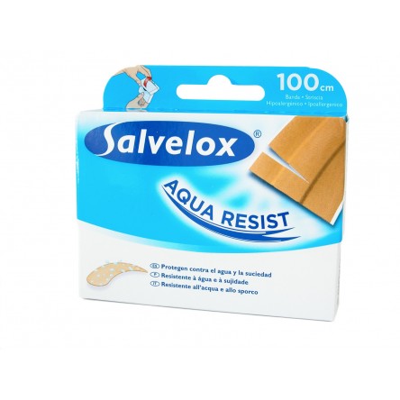 Salvelox apositos plastico aqua resist tira recortable a medida 1 m x 6 cm