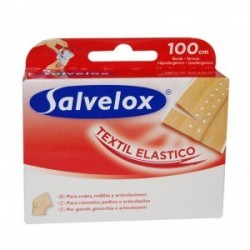 OUTLET Salvelox apositos textil elastico adhesivo tela 1 m x 6 cm