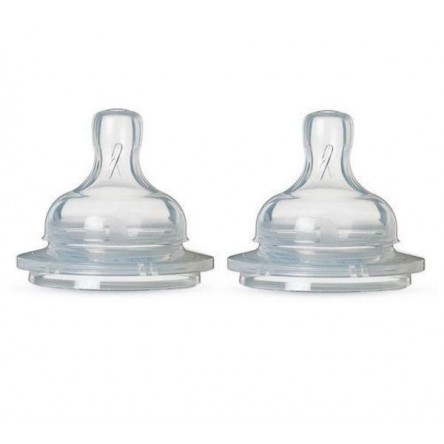 Avent 2 tetinas silicona 1 agujero Avent 2 tetinas silicona 1 agujero