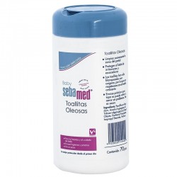 Sebamed baby toallitas oleosas 70 toallitas