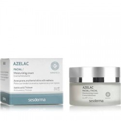 Azelac sesderma crema hidratante con tendecia acneica cuperosis y con rojeces 50 ml.