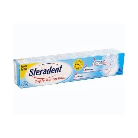 Steradent active plus 30 tabletas