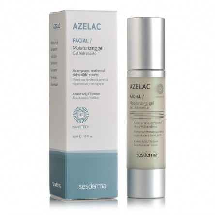 Azelac sesderma gel facial hidratante con tendecia acneica cuperosis y con rojeces 50 ml Azelac sesderma gel facial hidratante con tendecia acneica cuperosis y con rojeces 50 ml