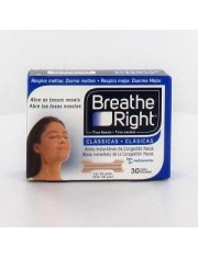 Tiras nasales breathe right s-m 30 unidades