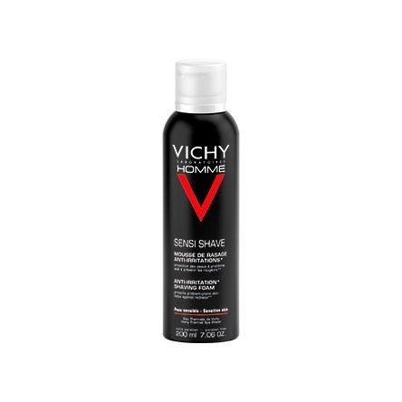 Vichy homme espuma de afeitar piel sensible 200 ml Vichy homme espuma de afeitar piel sensible 200 ml