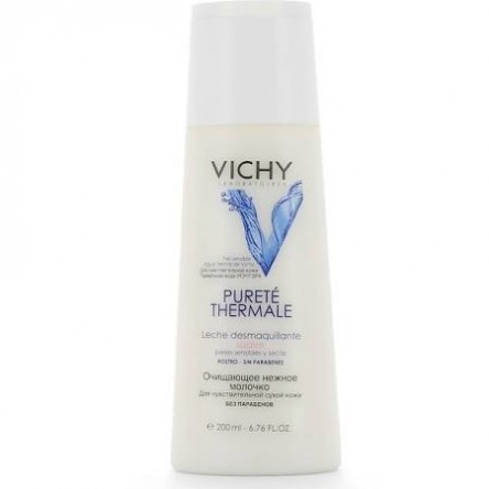 Vichy leche desmaquillante pureza termal piel seca sensible 200 ml