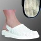 Zuecos hankshoes micromasaje blanco talla 35 cinfa