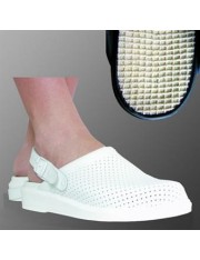 Zuecos hankshoes micromasaje blanco talla 42 cinfa