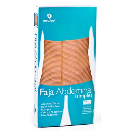 FAJA ABDOMINAL SIMPLE MEDILAST CONTORNO DE CINTURA 95-115 CM T- GRANDE FAJA ABDOMINAL SIMPLE MEDILAST CONTORNO DE CINTURA 95-115 CM T- GRANDE