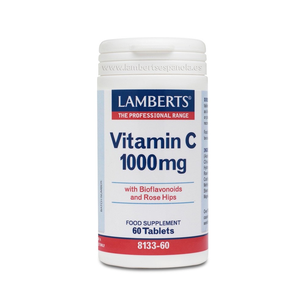 Vitamina C 1000 Mg Con Bioflavonoides 60 Tabletas Lamberts