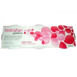 Hidrafan gelatina fresa tarrinas 3 x 125ml