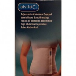 Faja abdominal alvita ajustable talla- 1 cintura 75-95 cm