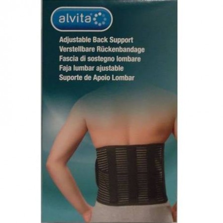 FAJA LUMBAR ALVITA AJUSTABLE TALLA- 2 CONTORNO CINTURA 100-120 CM FAJA LUMBAR ALVITA AJUSTABLE TALLA- 2 CONTORNO CINTURA 100-120 CM