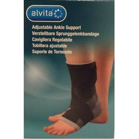 TOBILLERA ALVITA AJUSTABLE TALLA- 1 CONTORNO DEL TOBILLO 20-22 CM