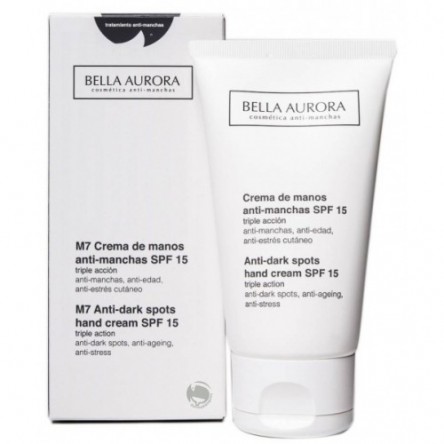 Bella aurora m7 crema de manos anti manchas spf 15 75ml Bella aurora m7 crema de manos anti manchas spf 15 75ml