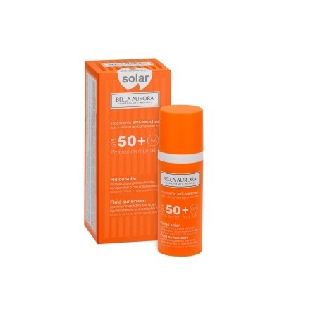 Bella aurora protector solar spf50+ fluido antimanchas 50 ml Bella aurora protector solar spf50+ fluido antimanchas 50 ml