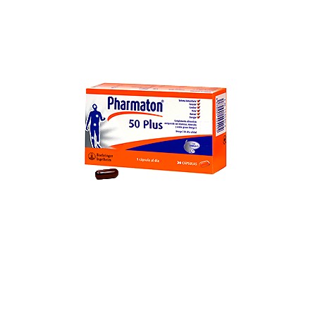 PHARMATON PLUS 50+ 30 CAPSULAS PHARMATON PLUS 50+ 30 CAPSULAS
