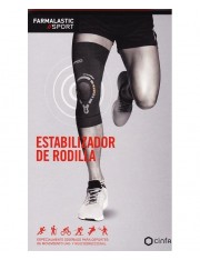 ESTABILIZADOR DE RODILLA FARMALASTIC SPORT TALLA- M CONTORNO DE RODILLA DE 38 CM A 41 CM RODILLERA