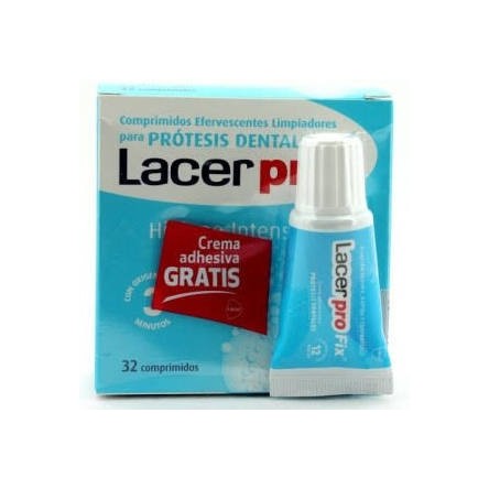 Lacer protabs comprimidos limpieza protesis dental 32 comprimidos