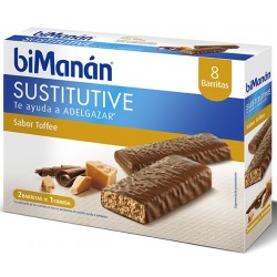 Bimanan barritas toffe 40 g /320 g 8 barritas