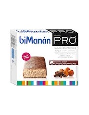 Bimanan metodo pro barrita chocolate praline hiperproteicas hipocaloricas 6 barritas