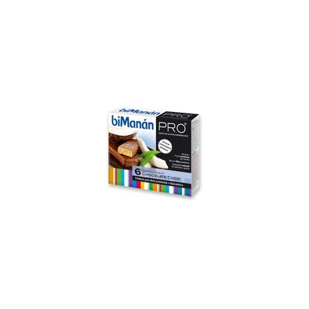 Bimanan metodo pro barrita chocolate y coco hiperproteica e hipocalorica 6 barritas Bimanan metodo pro barrita chocolate y coco hiperproteica e hipocalorica 6 barritas